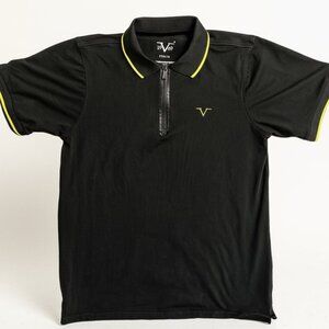 Versace V 1969 Abbigliamento Sportivo SRL Polo Shirt Large Quarter Zip